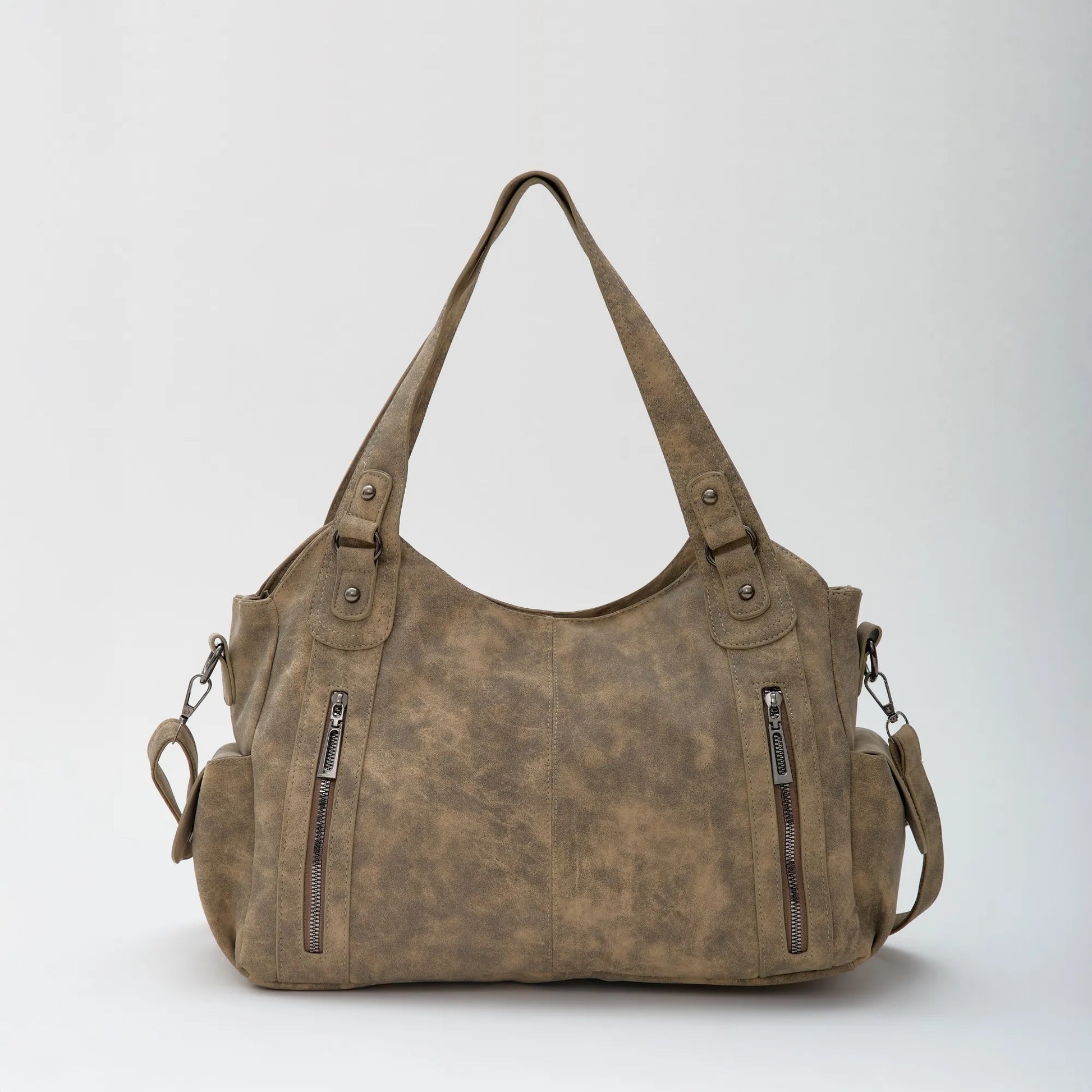 Beige Suede