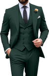 Męski garnitur slim fit 3-częściowy | Formalne wesele