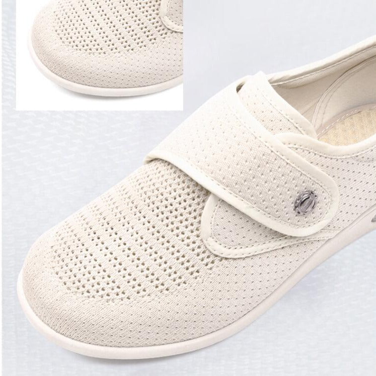 Damskie Ortopedyczne Buty | Z Dodatkową Szerokością i Rzepem