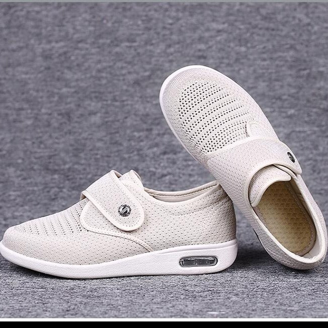 Damskie Ortopedyczne Buty | Z Dodatkową Szerokością i Rzepem