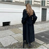 Damskie Oversized Płaszcz Trench | Długa Zima
