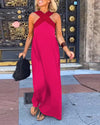 Women's Sleeveless Evening Dress | Maxi