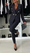 Damski Garnitur Blazer z Dopasowaniem | Elegancki