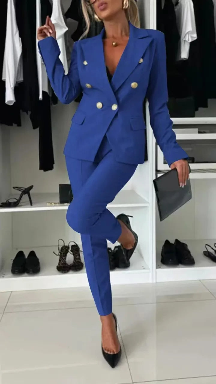 Damski Garnitur Blazer z Dopasowaniem | Elegancki