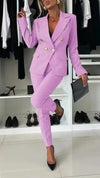 Damski Garnitur Blazer z Dopasowaniem | Elegancki