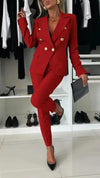 Damski Garnitur Blazer z Dopasowaniem | Elegancki