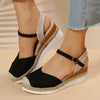 Damskie ortopedyczne espadryle na platformie