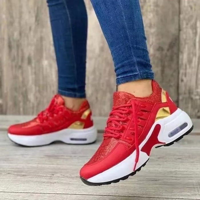 Damskie ortopedyczne sneakersy do biegania | Lekkie