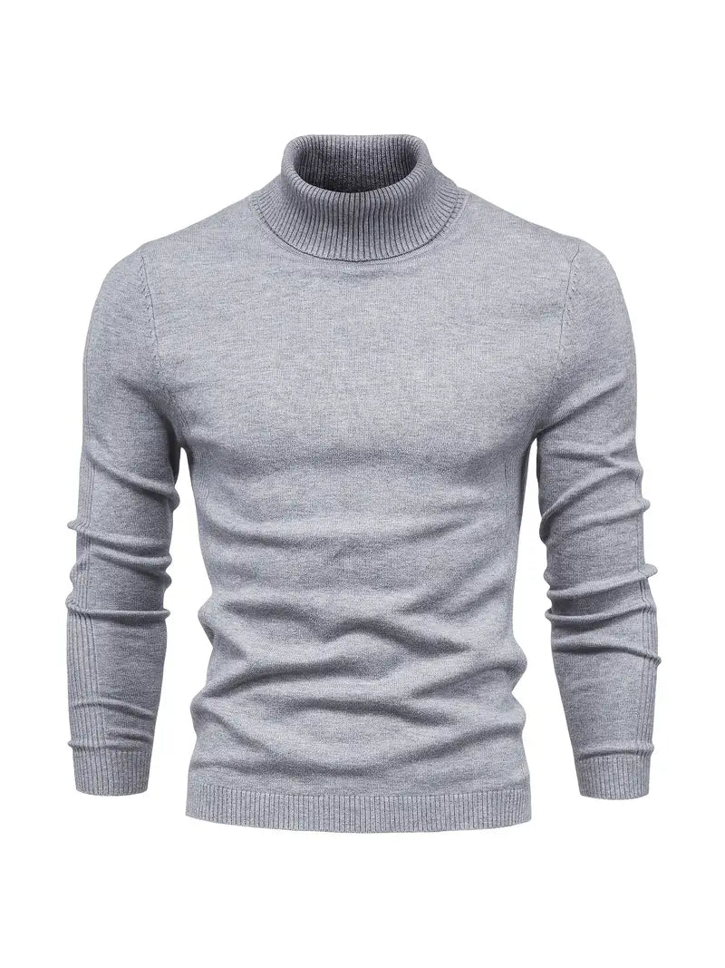 Męski Sweter z Golfem | Slim Fit