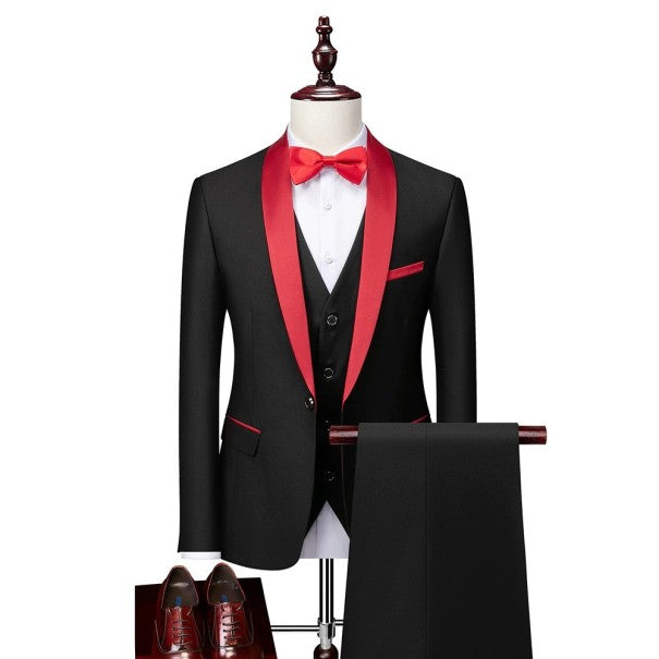 Męski Garnitur Dwuczęściowy | Tuxedo Slim Fit