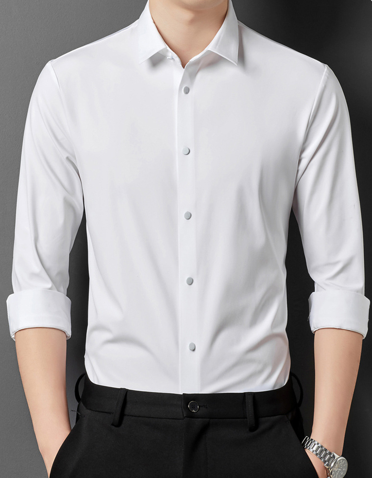 Męska koszula elegancka slim fit | Długi rękaw