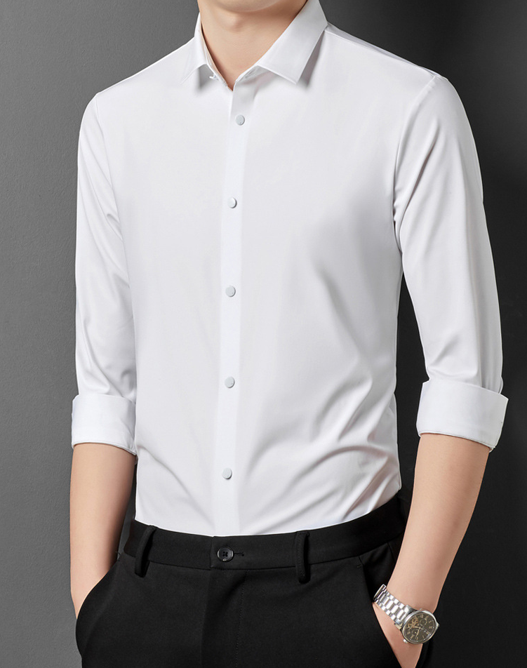 Męska koszula elegancka slim fit | Długi rękaw