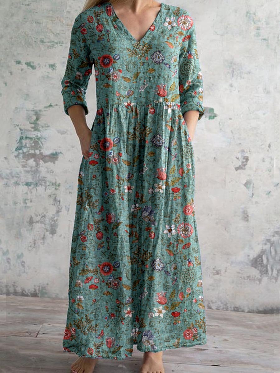 Sukienka Boho Kwiatowa dla Kobiet | Maxi