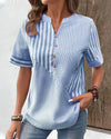 Women's Striped Blouse | Buttons