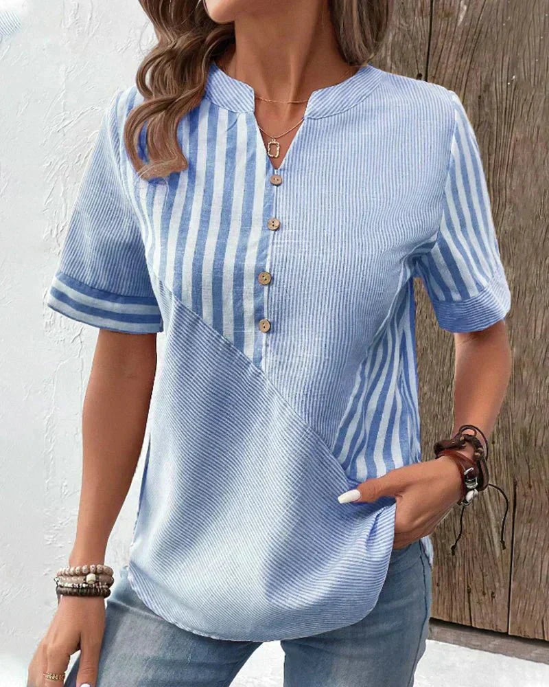 Women's Striped Blouse | Buttons