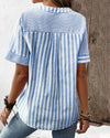 Women's Striped Blouse | Buttons