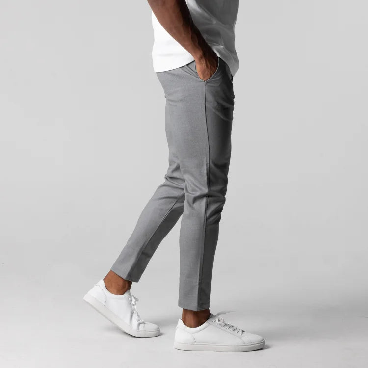 Męskie Eleganckie Spodnie Chino | Wąska Nogawka