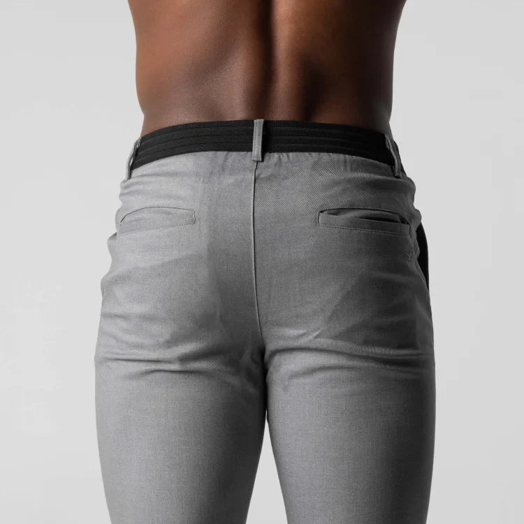Męskie Eleganckie Spodnie Chino | Wąska Nogawka