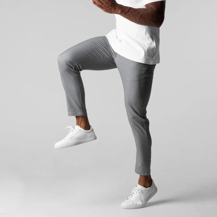 Męskie Eleganckie Spodnie Chino | Wąska Nogawka
