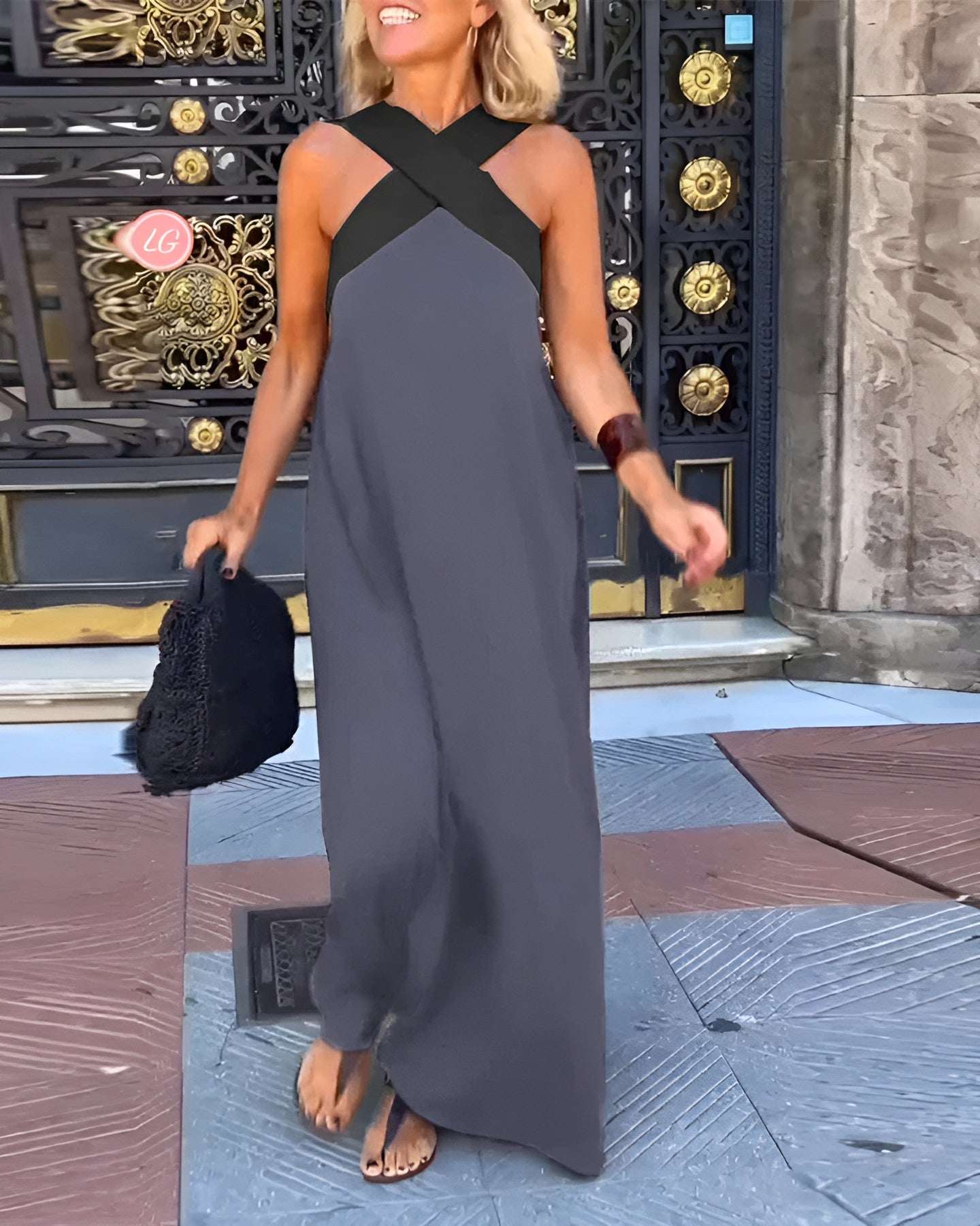 Women's Sleeveless Evening Dress | Maxi