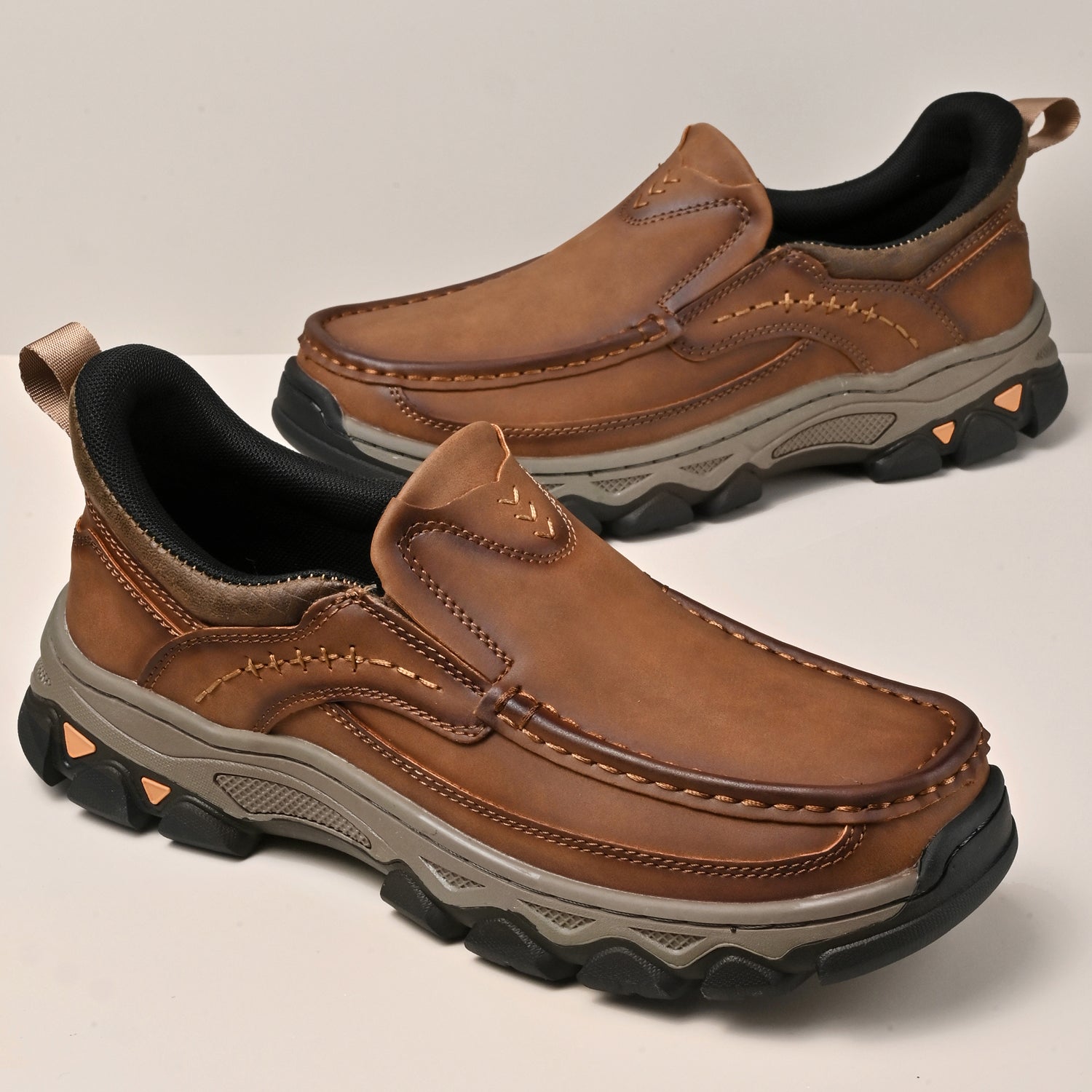 Męskie Terenowe Buty Ortopedyczne | Wsuwane