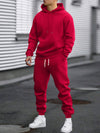 Męski Zestaw Dresu z Kapturem | Spodnie ze Ściągaczem