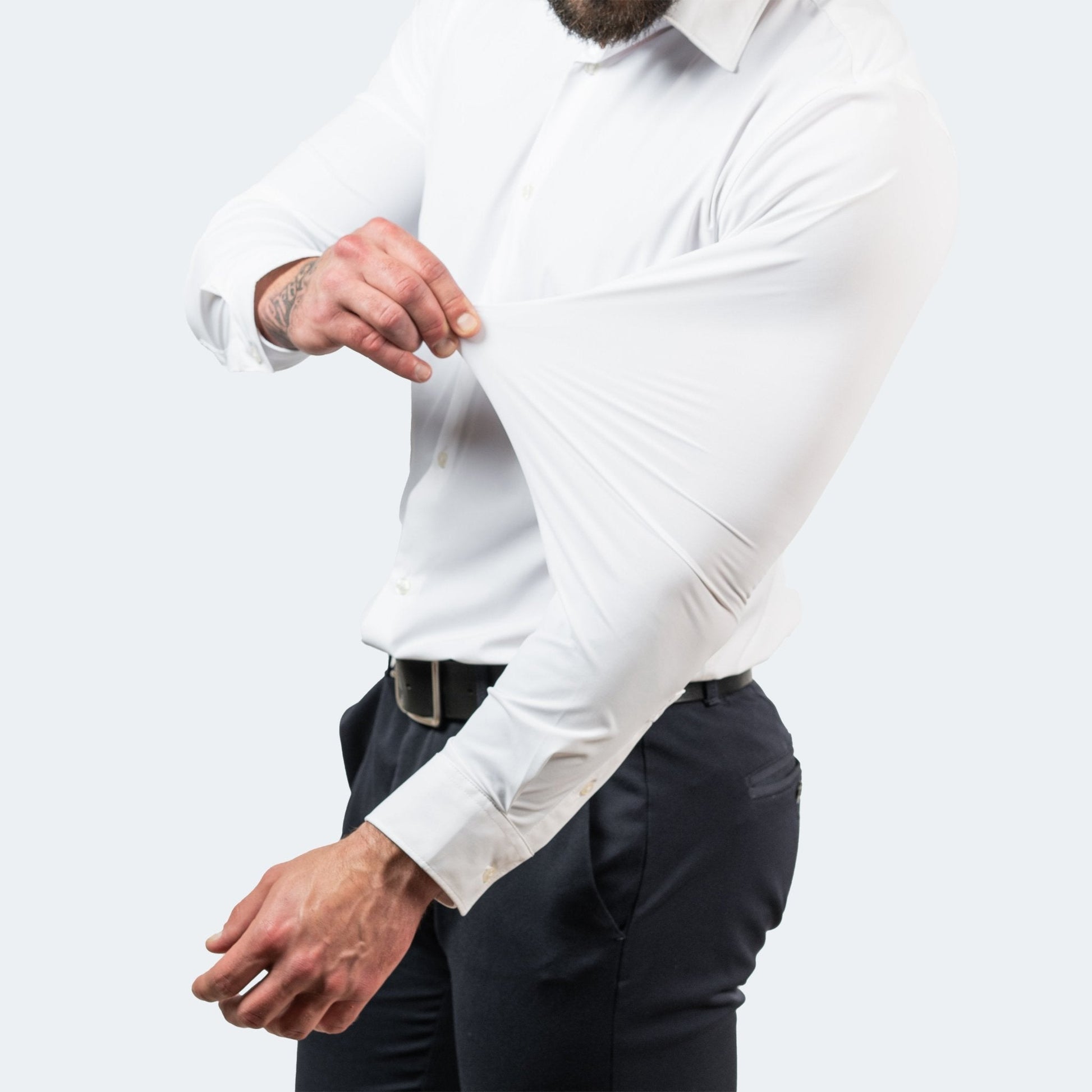 Męska koszula elegancka slim fit | Długi rękaw