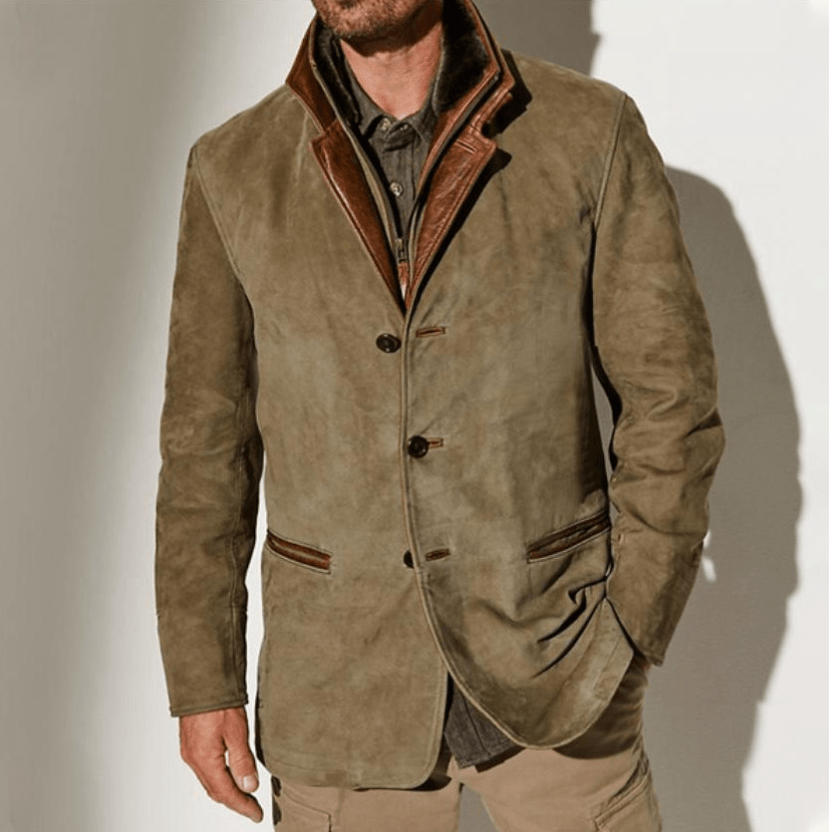 Męska Vintage Marynarka | Casual