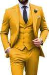 Męski garnitur slim fit 3-częściowy | Formalne wesele