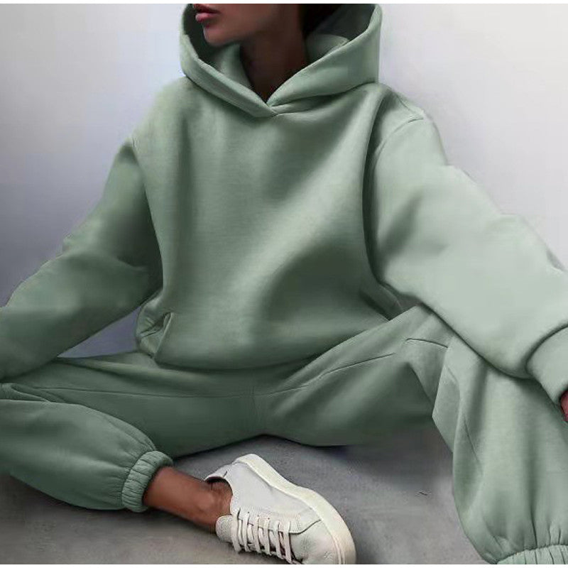 Damski zestaw z kapturem | Styl casual