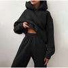 Damski zestaw z kapturem | Styl casual