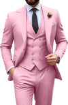 Męski garnitur slim fit 3-częściowy | Formalne wesele