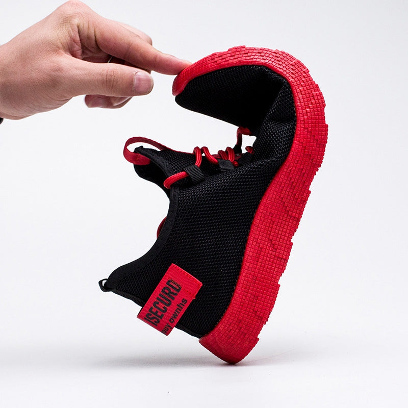 Męskie Sneakersy z Siateczki na Sznurowanie | Lekki