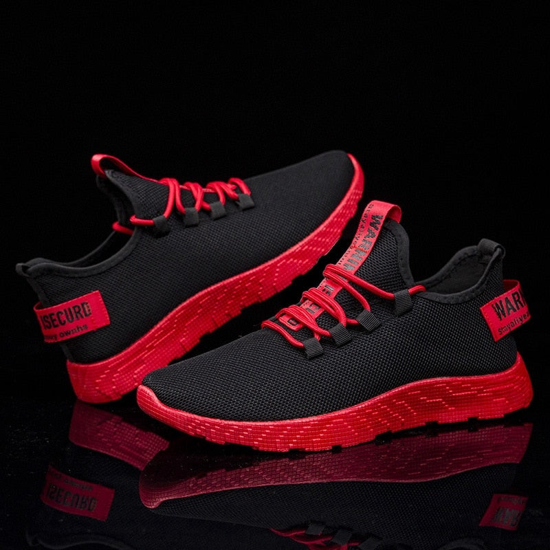Męskie Sneakersy z Siateczki na Sznurowanie | Lekki