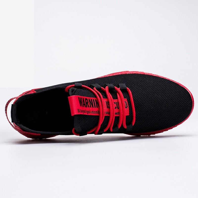 Męskie Sneakersy z Siateczki na Sznurowanie | Lekki