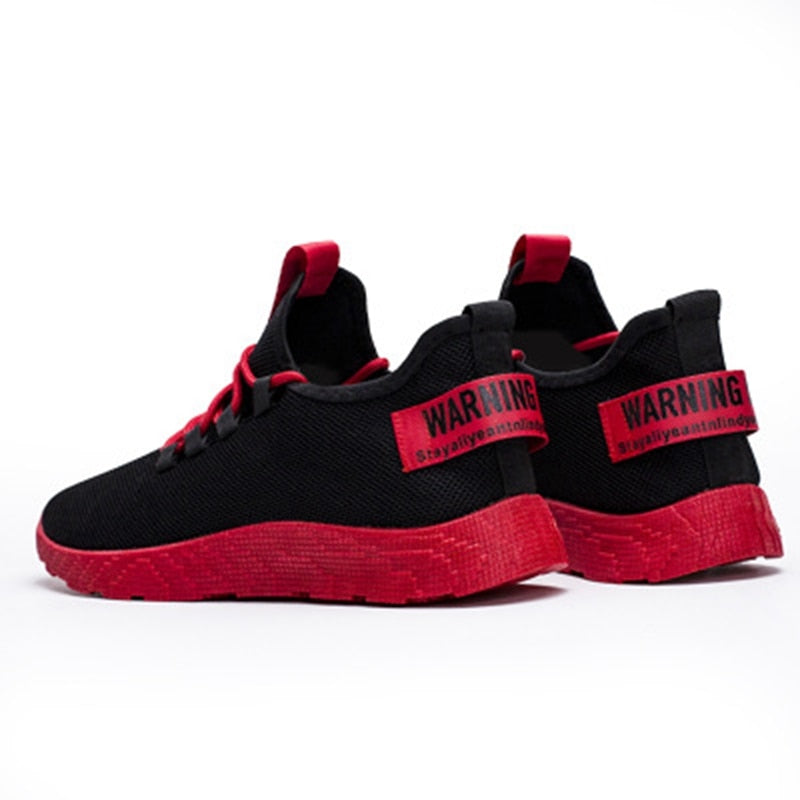 Męskie Sneakersy z Siateczki na Sznurowanie | Lekki