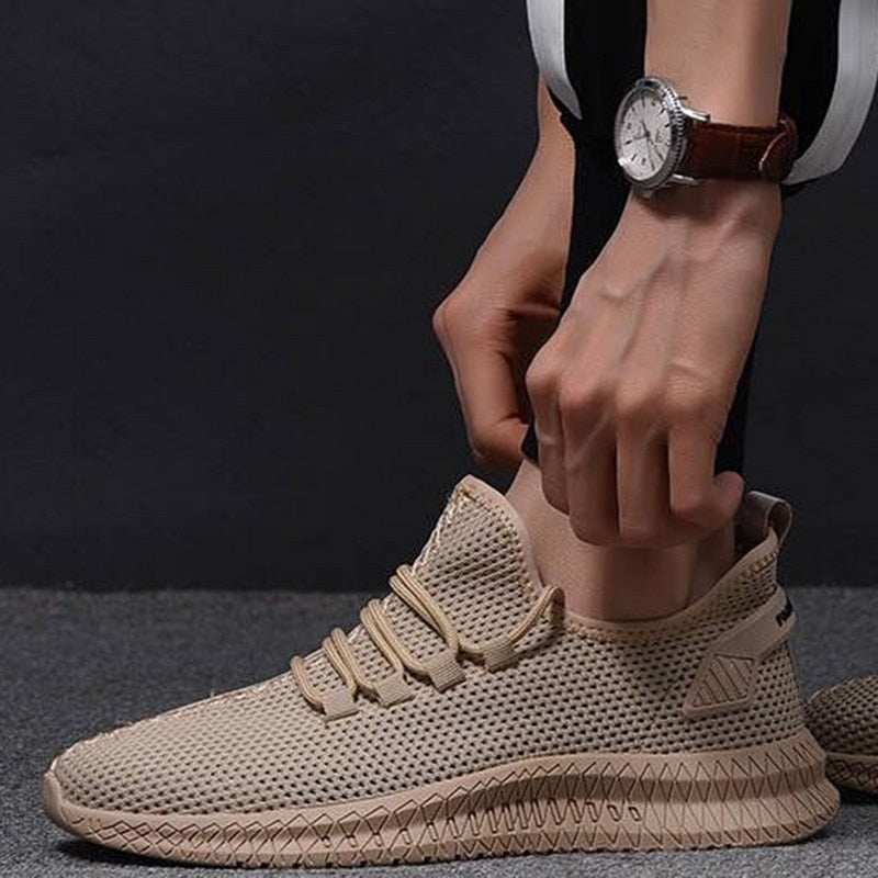 Męskie Oddychające Sneakersy Biegowe | Lekka Podeszwa