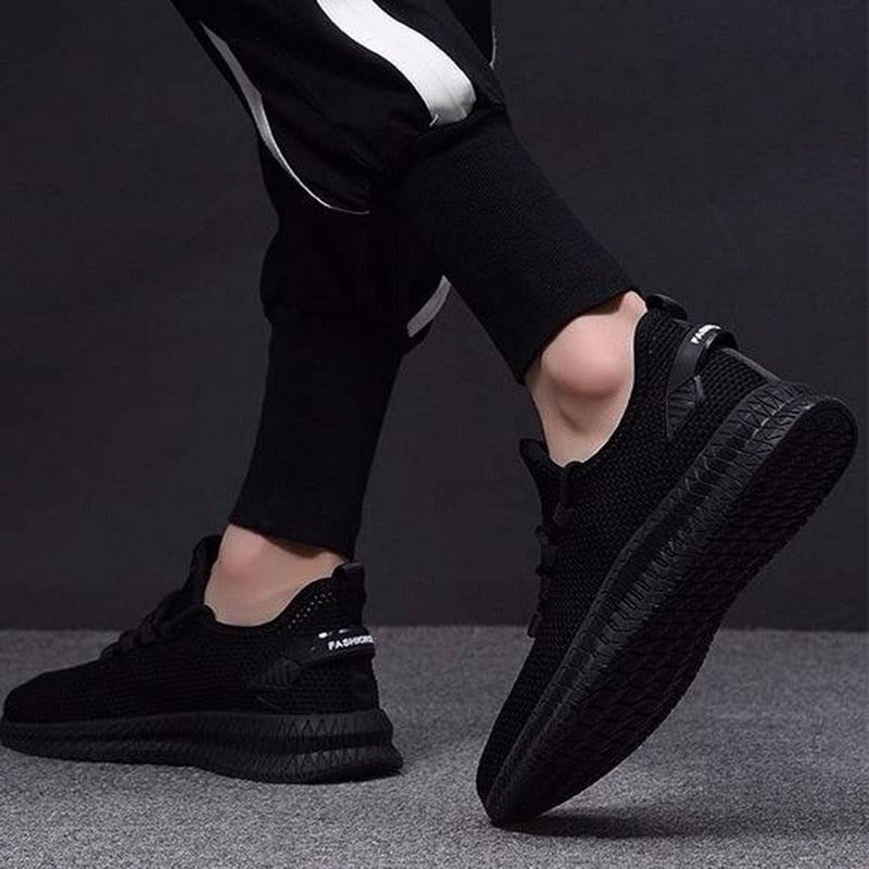 Męskie Oddychające Sneakersy Biegowe | Lekka Podeszwa