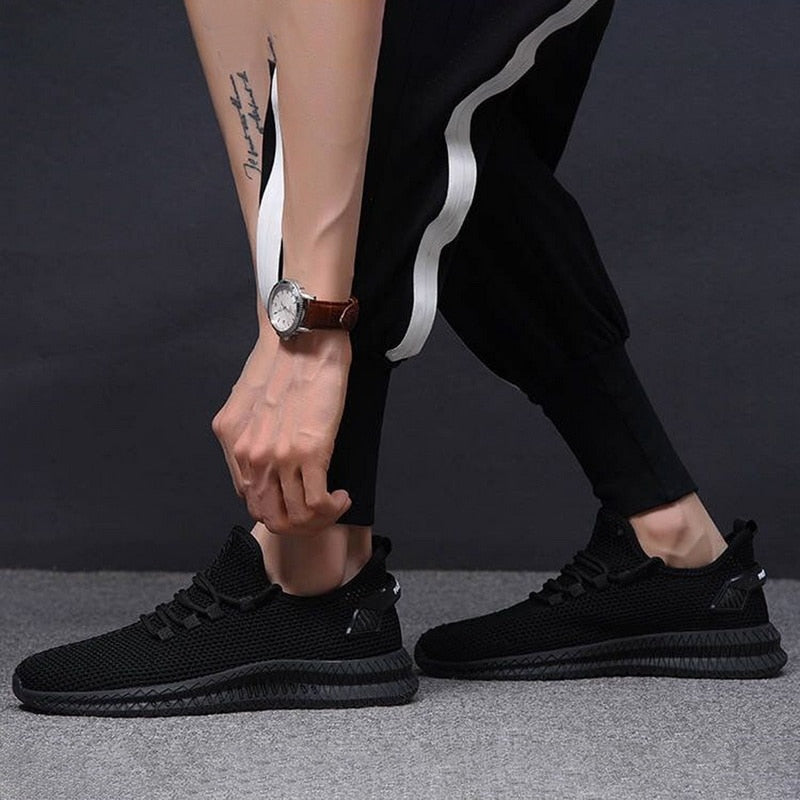 Męskie Oddychające Sneakersy Biegowe | Lekka Podeszwa