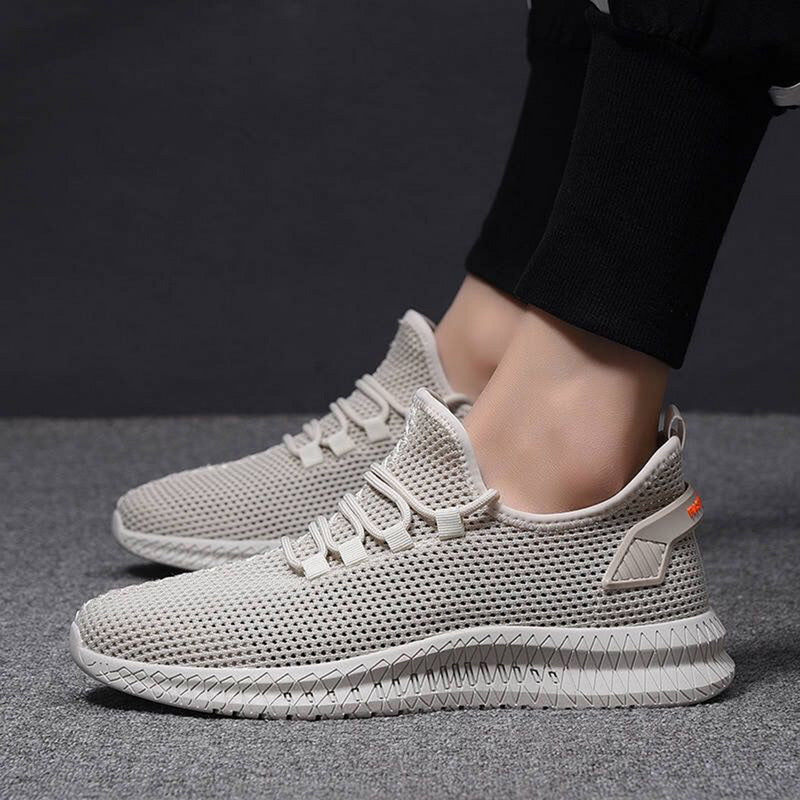 Męskie Oddychające Sneakersy Biegowe | Lekka Podeszwa