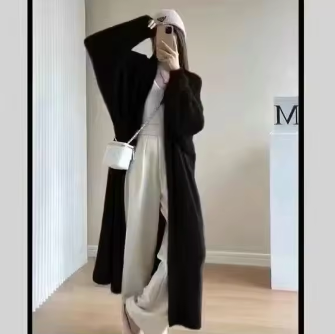 Damski Długi Sweter Kardigan | Oversized