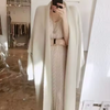 Damski Długi Sweter Kardigan | Oversized