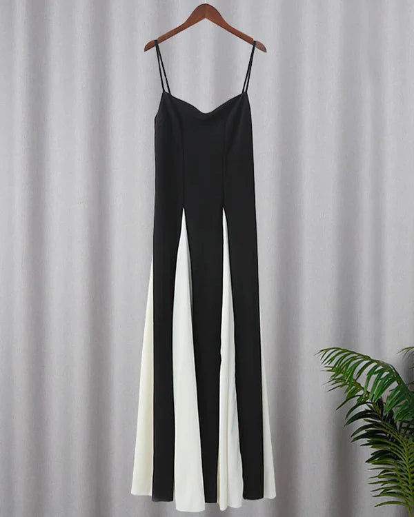 Damska Sukienka Na Ramiączkach | Zwiewna Maxi