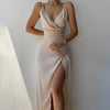 Elegancka Drapowana Sukienka Damska | Maxi