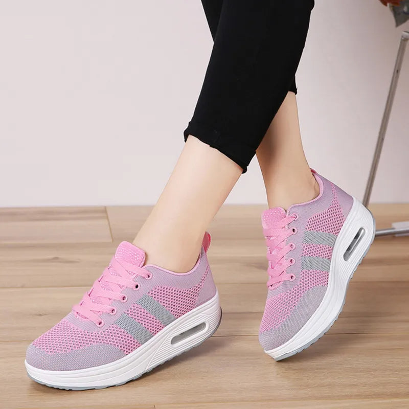 Damskie Oddychające Sneakersy | Ortopedyczne