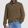 Męski Sweter z Ćwierć Zamkiem | Casual Pullover