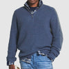 Męski Sweter z Ćwierć Zamkiem | Casual Pullover