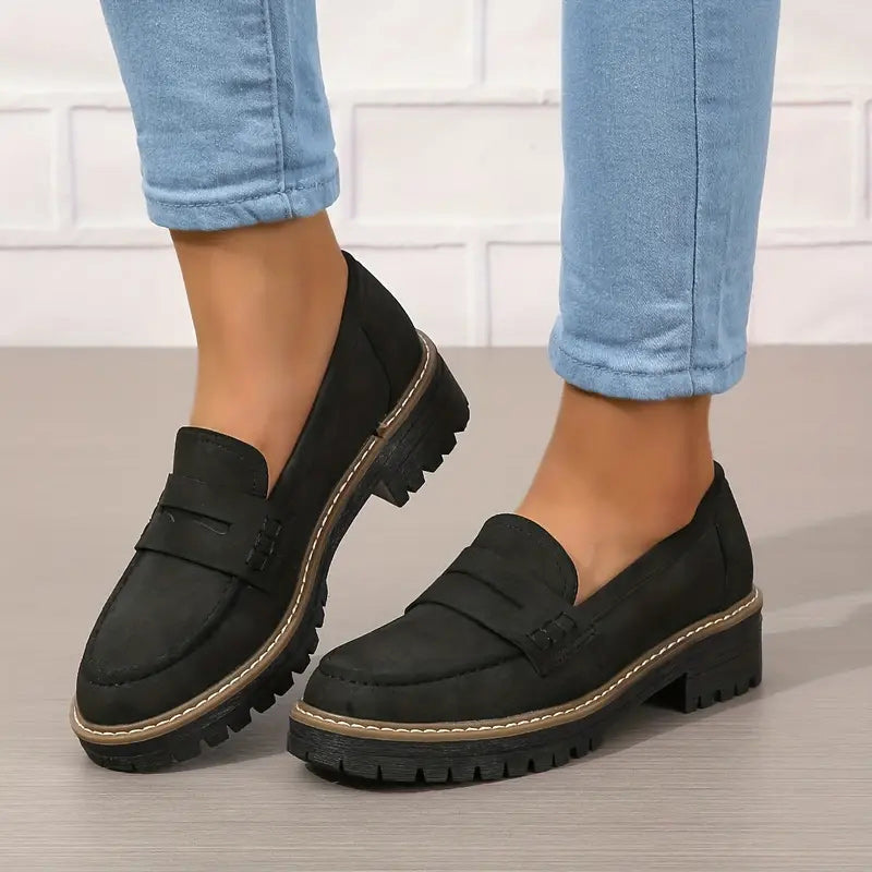 Damskie ortopedyczne loafersy | Antypoślizgowe