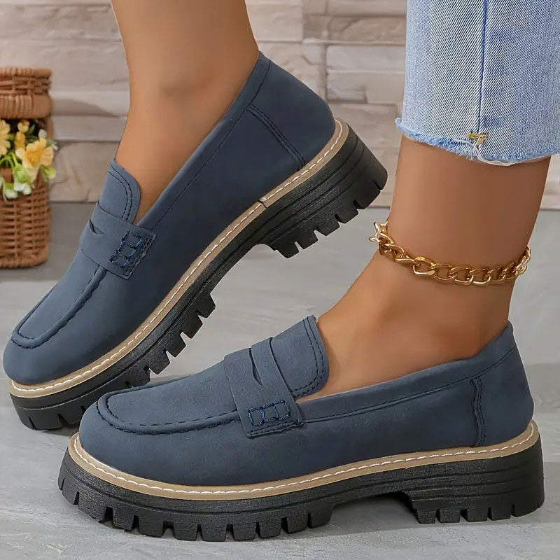 Damskie ortopedyczne loafersy | Antypoślizgowe