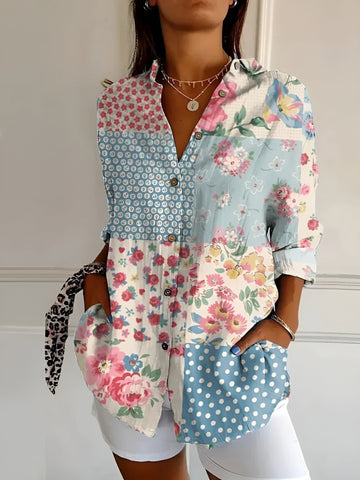 Blue floral